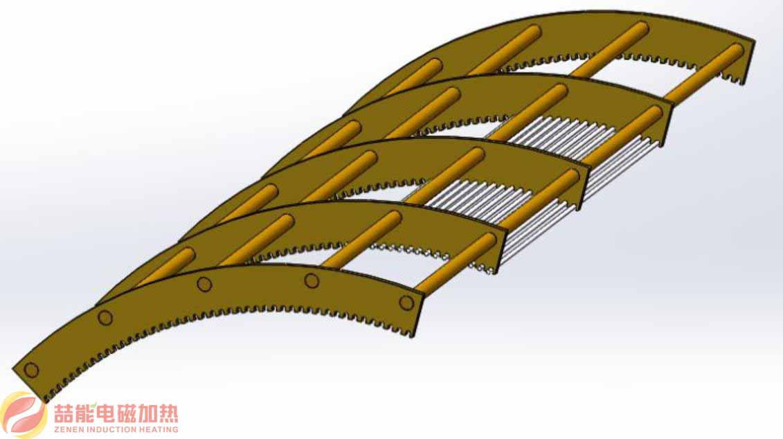 電磁加熱結(jié)構(gòu)設(shè)計示意圖